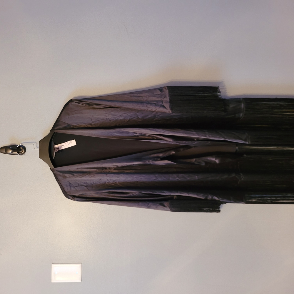 Victoria's Secret Black Satin Robe